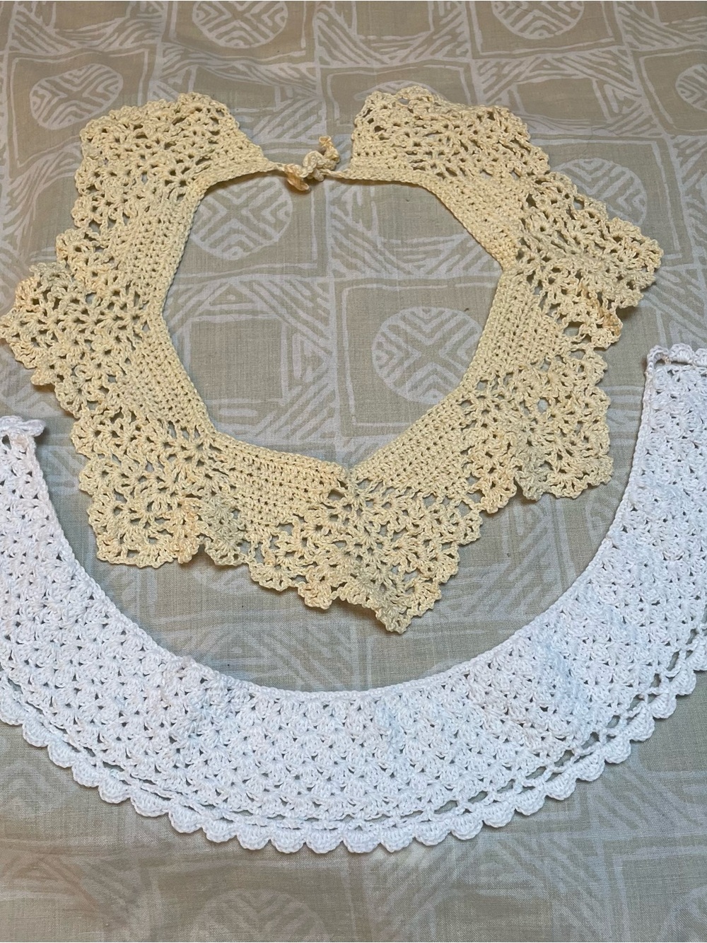 Vintage Crochet Lace Collars